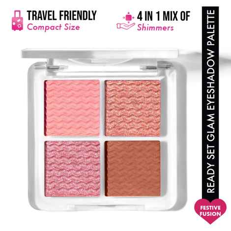 Buy Insight Makeup Essentials Ready Set Glam Eyeshadow Palette - Festive Fusion – 11 gm - Purplle