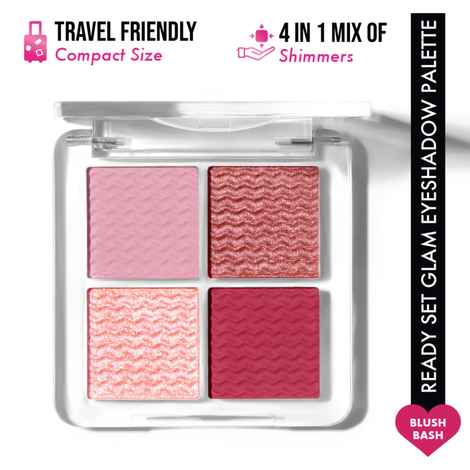 Buy Insight Makeup Essentials Ready Set Glam Eyeshadow Palette - Blush Bash 11 gm - Purplle