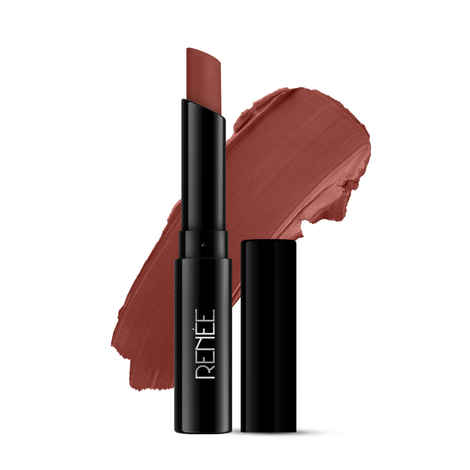 Buy Renee Very Matte Lipstick 02 Bare Mocha, Intense Color Pay Off, Full Coverage, Long Lasting & Weightless, Easy Glide Formula With Velvety Finish, Suitable For All Occasion, Ideal For Gifting (1.6 gm) - Purplle