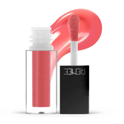 Buy Renee Hot Sauce Plumping Lip Gloss Peachy Paprika, Ultra Glossy Finish, Lightweight & Nourishing, For Fuller Juicy Lips, Jojoba Oil, Sweet Almond Oil & Vitamin E Infused (3 ml) - Purplle