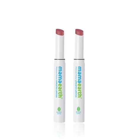 Mamaearth Moisture Matte Long Stay Lipstick with Avocado Oil & Vitamin E For 12 Hour Long Stay & 8 Hour Moisture Lock - 2 gm| Plum Punch (Pack of 2)