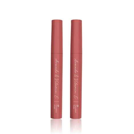 Buy Mamaearth Moisture Matte Longstay Mini Lipstick with Avocado Oil & Vitamin E for 12 Hour Long Stay-01 Carnation Nude - 0.7 gm (Pack of 2) - Purplle