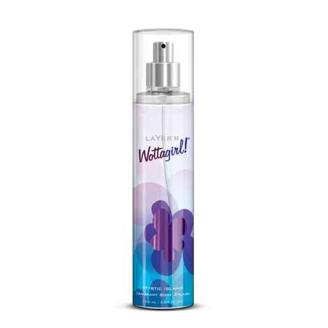 Buy Layerr Wottagirl ! Fragrant Body Splash - MYSTIC ISLAND 150 ml | fragrance for women | body mist for women - Purplle
