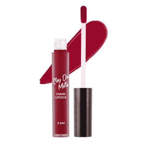 Buy Beauty People Stay on Matte Lipstick | Long-Lasting | Hydrating & Lightweight | Smooth Lips - Perfect for Women | Matte Lipstick - (Celebrity 3.5 ml) - Purplle
