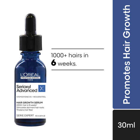 Buy L'Oreal Professionnel Serioxyl Advanced Density Activator, Leave-In Serum for Hair Growth, 30 ml - Purplle