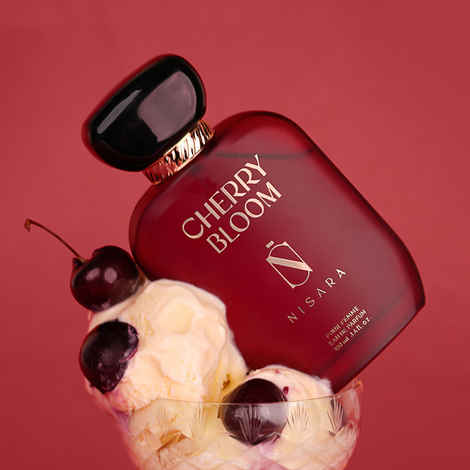 Buy Nisara Cherry Bloom Gourmet Perfume For Woman 100 ml | Long Lasting Eau De Parfum | Fruity - Floral Fragrance With | Cherry, Plum, Tuberose, Vanilla, Musk, Amber, Sandalwood | EDP Scent spray for Women | Premium Perfume For Her - Purplle