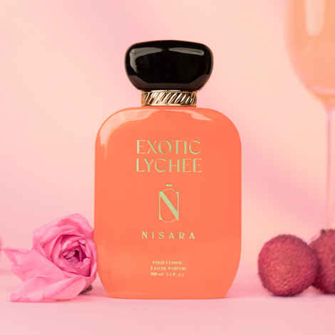 Buy Nisara Exotic Lychee Gourmet Perfume For Woman 100 ml | Long Lasting Eau De Parfum | Fruity - Caramel Fragrance With | Apple, Lychee, Caramel | EDP Scent spray for Woman | Premium Perfume For Her - Purplle