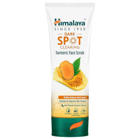 Buy Himalaya Dark Spot Clearing Turmeric Face Scrub | Organically Sourced Turmeric | Reduce Dark Spots In 7 Days | Gives Radiant Skin | 100 gm - Purplle