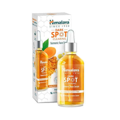 Buy Himalaya Dark Spot Clearing Turmeric Face Serum Organically Sourced Turmeric Reduce Dark Spots In 7 Days 10% Glycolic Acid & 2% Niacinamide 30 ml - Purplle