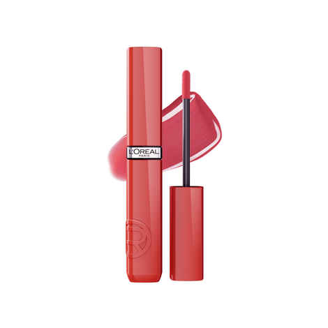 L'Oreal Paris Infallible Laque Resistance Lacquer-Like Shine Finish. 16H Longwear Lacquer Lipstick. High-impact Color, Zero Transfer, 601 Worth It - 4 ml
