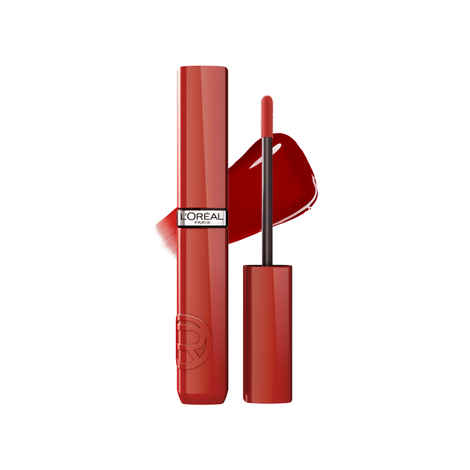 L'Oreal Paris Infallible Laque Resistance Lacquer-Like Shine Finish. 16H Longwear Lacquer Lipstick. High-impact Color, Zero Transfer, 510 Cafe Parisien - 4 ml