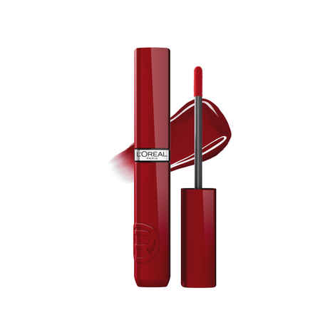 L'Oreal Paris Infallible Laque Resistance Lacquer-Like Shine Finish. 16H Longwear Lacquer Lipstick. High-impact Color, Zero Transfer, 520 Berry Bordeaux - 4 ml