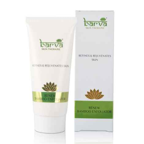 Buy Barva Skin Therapie Renew Bamboo Exfoliating Face Scrub, Rejuvenating Formula Helps Remove Blackheads, Whiteheads & Unclogs Pores For All Skin Types, 50 ml - Purplle