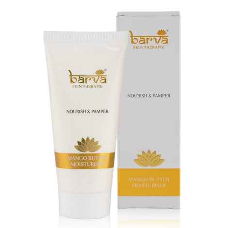 Buy Barva Skin Therapie Mango Butter Moisturizer, Face Cream, For Normal & Dry Skin, No Parabens, Silicones, Mineral Oil & Colour, 50 ml - Purplle