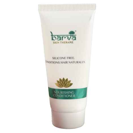 Buy Barva Skin Therapie Nourishing Natural Hair Conditioner For Dry, Frizzy Hair, Coloured Hair, SLS & Paraben Free, Contains Aloe Vera & Hibiscus Extracts, 50 ml - Purplle