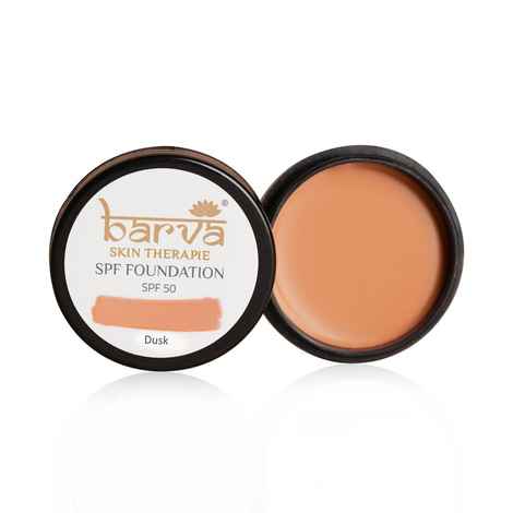 Buy Barva Skin Therapie SPF 50, 2 in 1 Cream Semi-Matte Foundation and Concealer, Perfect for Indian Skin Tones, 9 gm (Dusk) - Purplle