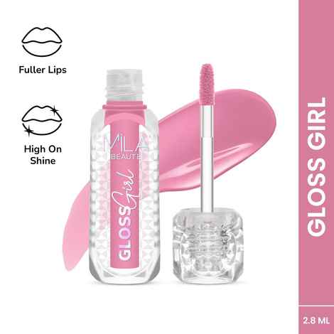 Buy Mila Beaute Gloss Girl High Shine Lip Gloss - 06 That's Me, 2.8 ml - Purplle
