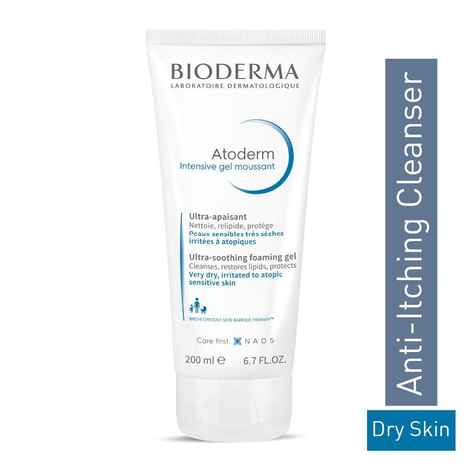 Bioderma Atoderm Intensive Gel Moussant Ultra Soothing Foaming Gel Wash For Infants, Babies, Teens and Adults, 200 ml
