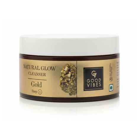 Buy Good Vibes Natutral Gold Glow Cleanser (50 gm) - Purplle
