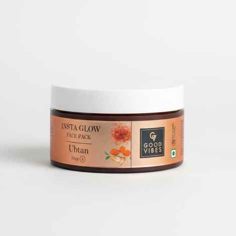 Buy Good Vibes Ubtan Insta Glow Massage Face Pack (50 gm) - Purplle