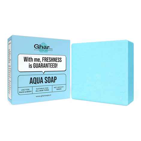 Buy GHAR SOAPS aqua soaps (100 gm) - Purplle