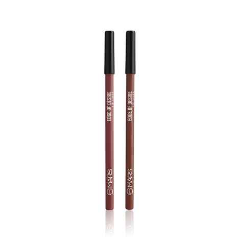 Buy MARS Edge of Desire Matte Lip Liner | One Swipe Smooth Application | Long Lasting Lip Pencil (1.4 gm) DEEP DAWN + SCANDALOUS BROWN Combo of 2 - Purplle