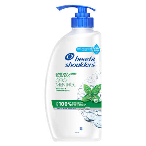 Buy Head and Shoulders Cool Menthol Anti Dandruff Shampoo 650 ml - Purplle