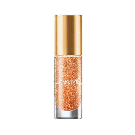 Buy Lakme Glitterati Collection Nail Paint Peachy Play 6 ml - Purplle