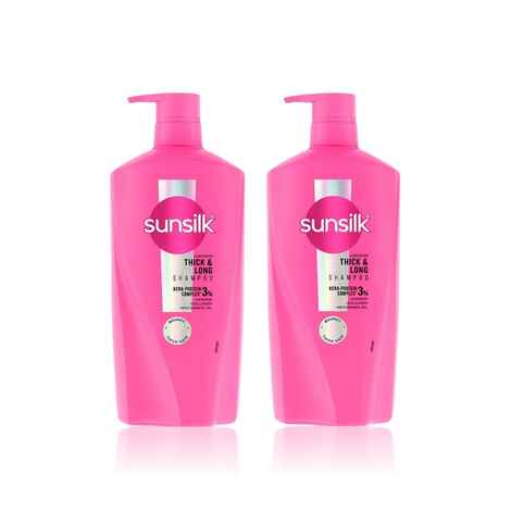 Sunsilk Luscious Thick & Long Shampoo (650 ml ) pack of 2