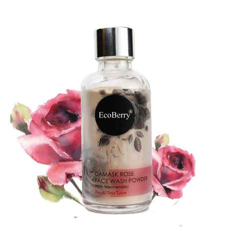Buy Ecoberry Damask Rose Face Wash Powder 30 gm - Purplle