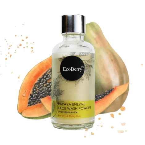 Buy Ecoberry Papaya Enzyme Face Wash Powder 30 gm - Purplle