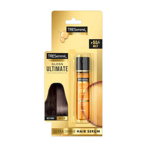 Buy Tresemme Ultimate Gloss Hair Serum 10 ml - Purplle