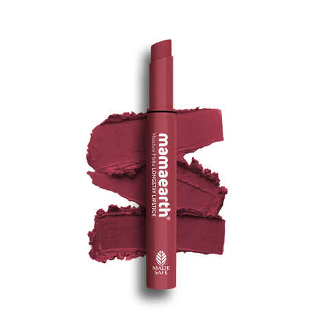 Buy Mamaearth Moisture Matte Longstay Lipstick with Avocado Oil & Vitamin E for 12 Hour Long Stay-19 Spiced Petals - 2 gm - Purplle