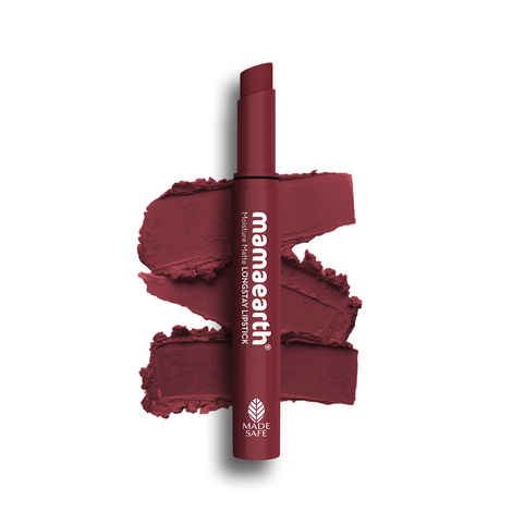 Buy Mamaearth Moisture Matte Longstay Lipstick with Avocado Oil & Vitamin E for 12 Hour Long Stay-21 Amber Rose - 2 gm - Purplle