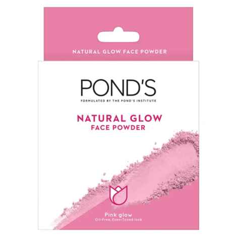Buy Ponds Natural Glow Face Powder| Pink Glow |30 gm - Purplle