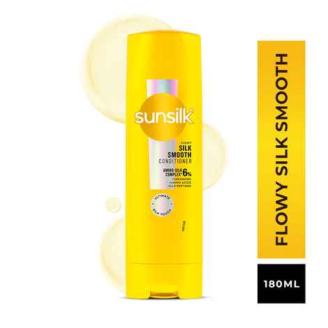 Sunsilk Flowy Silk Smooth Conditioner 180 ml