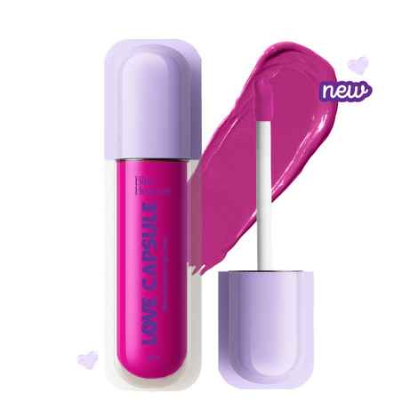 Blue Heaven Love Capsule Non Transfer Lip Colour | Intense Color Payoff | Long Lasting | One Swipe Formula | Liquid lipstick Waterproof & Smudge Proof | Pink Fantasy , 5 ml