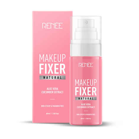 Buy RENEE Natural Makeup Fixer For Face | Non-Sticky, Dewy Finish | With Aloe Vera & Cucumber Extract | Alcohol-Free, Hydrating Setting Spray | Vegan & Cruelty-Free | 60 ml - Purplle