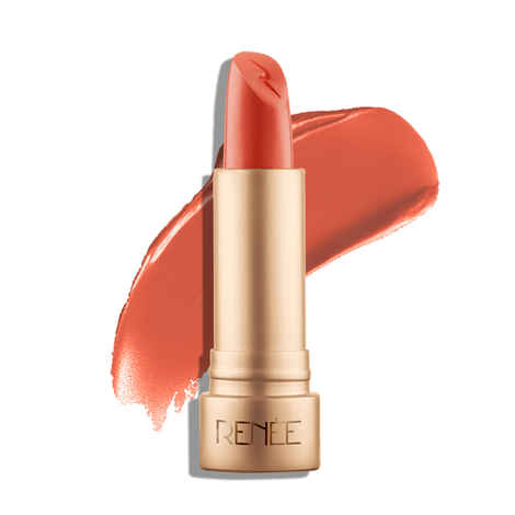 Buy RENEE H2O Hydrating Creme Lipstick-Coral Stream , Super Glossy, Lightweight, Non-drying & Hydrating, Easy Glides Formula with Intense Pigment, Shea Butter, Hyaluronic Acid, Jojoba Oil Infused 4 gm - Purplle