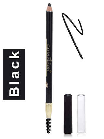 Buy Cameleon Eyebrow pencil with brush(black) 6 gm - Purplle
