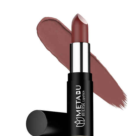 Buy Metabu Satin Matte Lipstick – Antique Rosewood 18 | Long Lasting 8H Wear, Highly Pigmented, Enriched with Vitamin E, Paraben-Free, Vegan Lip Color  4.2 gm - Purplle