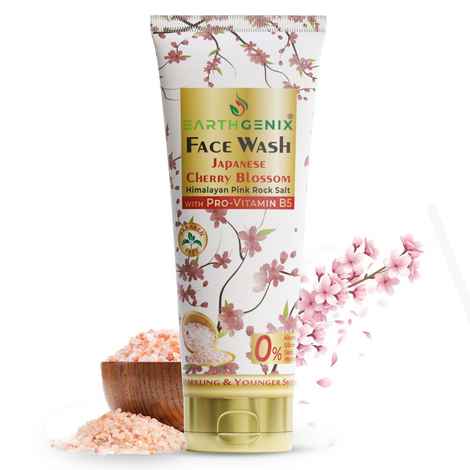 Buy Earthgenix Japanese Cherry Blossom Face Wash with Pro-Vitamin B5 - 100 ml - Purplle