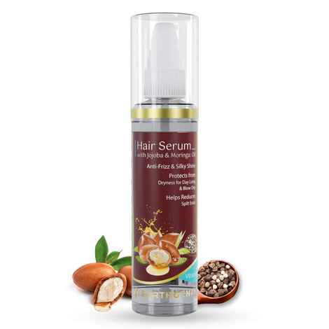 Buy Earthgenix Jojoba & Moringa Oil Hair Serum with Vitamin-E - 100 ml - Purplle