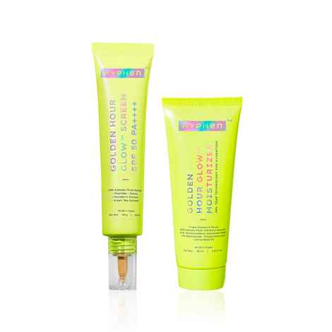 Hyphen Golden Hour Glow Duo(Sunscreen 40gm + Face Moisturizer 50 ml) combo of 2