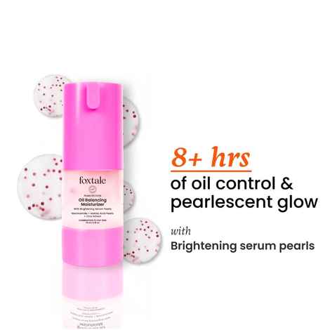 Buy Foxtale Oil Balancing Moisturizer | Shine-Free Glow, 8+ Hours Hydration 15 ml - Purplle