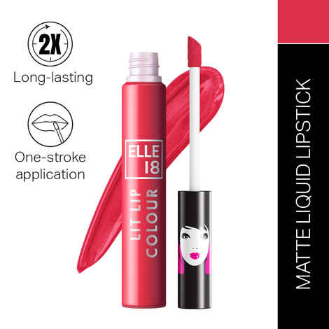 Buy Elle18 Liquid Lip Color, Perfect Pink, 5.6 ml - Purplle