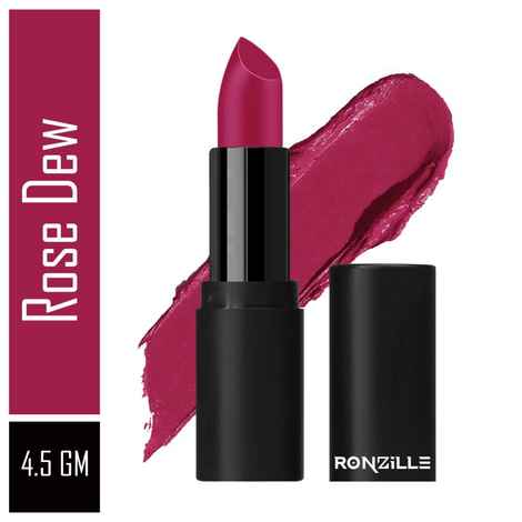 Buy Ronzille Long Lasting Lipstick up to 12 Hours Stay Matte Finish-(Rose Dew, 4.5 gm) - Purplle
