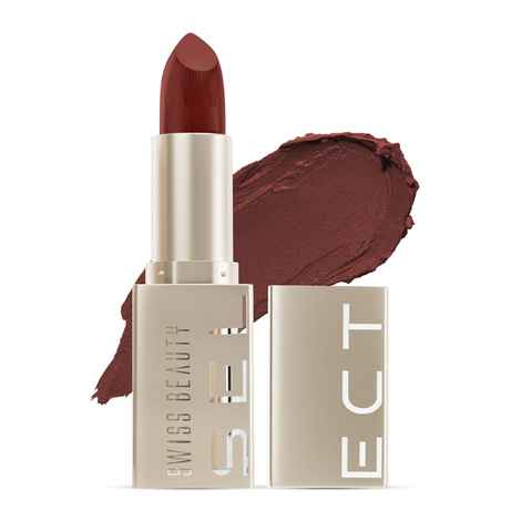 Buy Swiss Beauty Select Creme Touch Lipstick Brave Brown (4 gm) - Purplle
