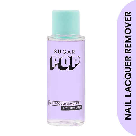 Buy SUGAR POP Nail Lacquer Remover - 30 ml | Acetone-free | Vitamin E & Almond Oil enriched | Protects nails | Soothing Fragrance - Purplle