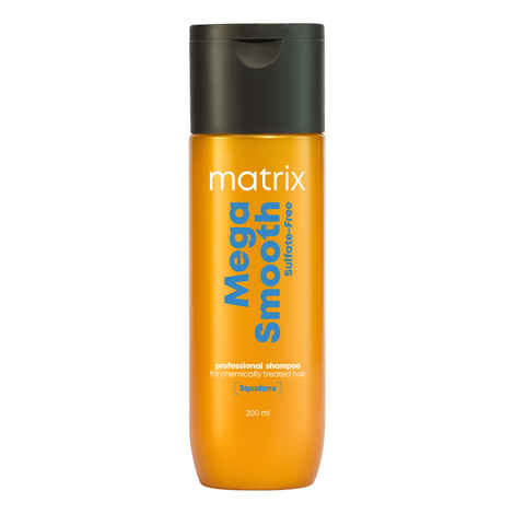 Buy Matrix Mega Smooth Sulfate-free Shampoo with Squalene and Bonding Blend for Gentle Cleansing and Bond Repair| Smoothens Hair | Safe for Chemically Treated Hair 200 ml - Purplle